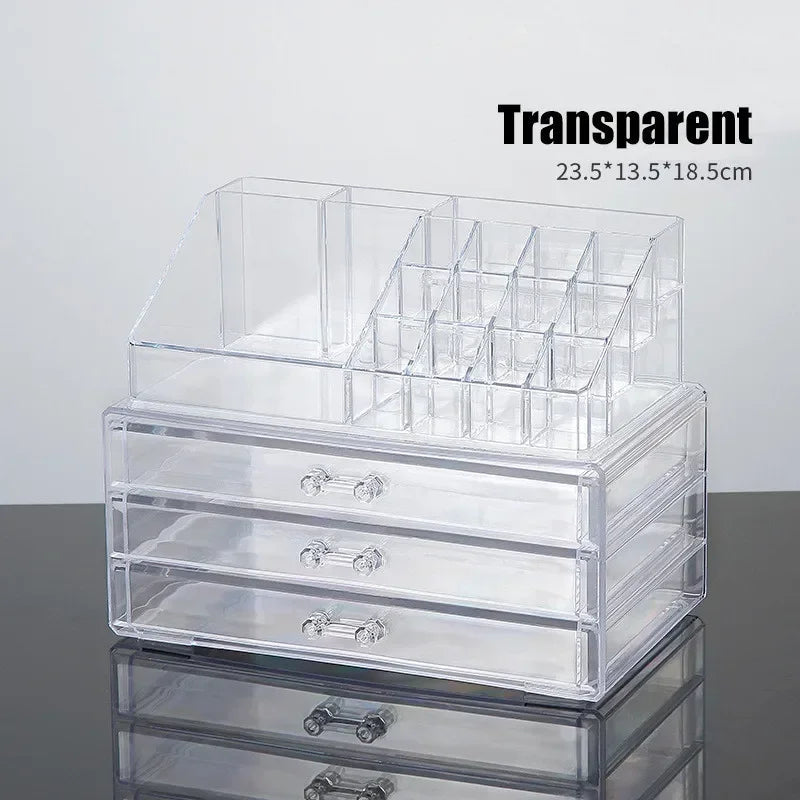 Clear Makeup Organizer Drawers