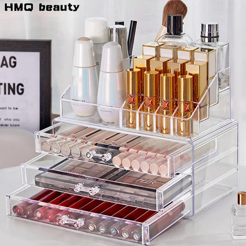 Clear Makeup Organizer Drawers
