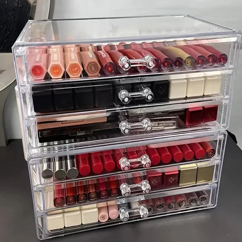 Clear Makeup Organizer Drawers