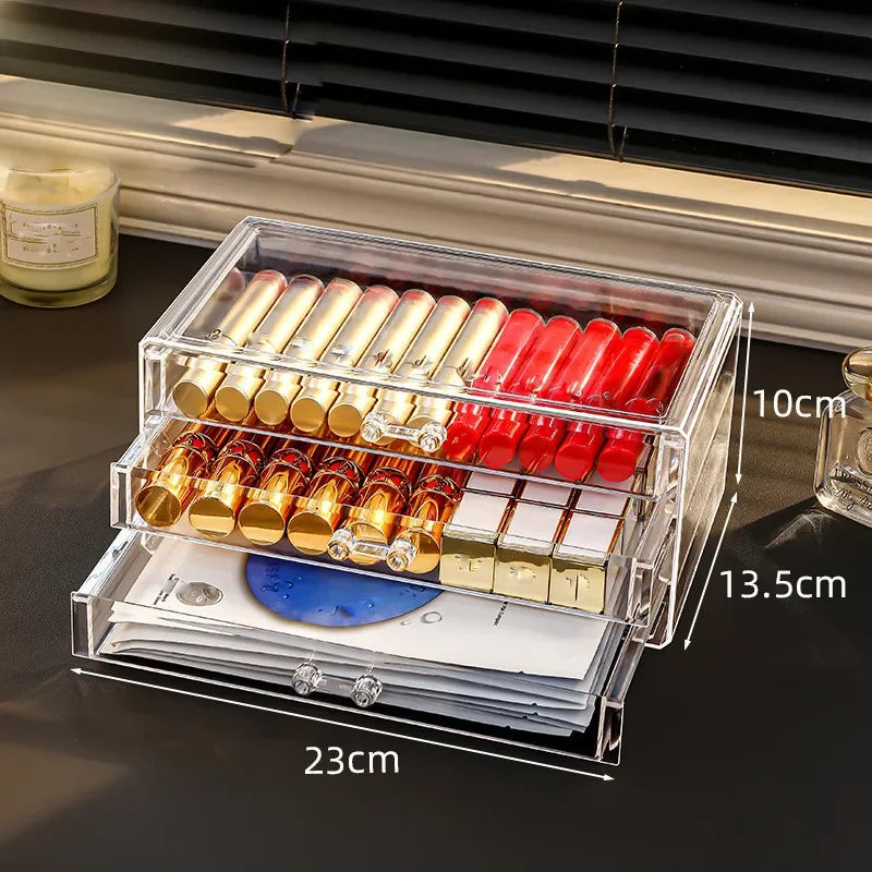 Clear Makeup Organizer Drawers