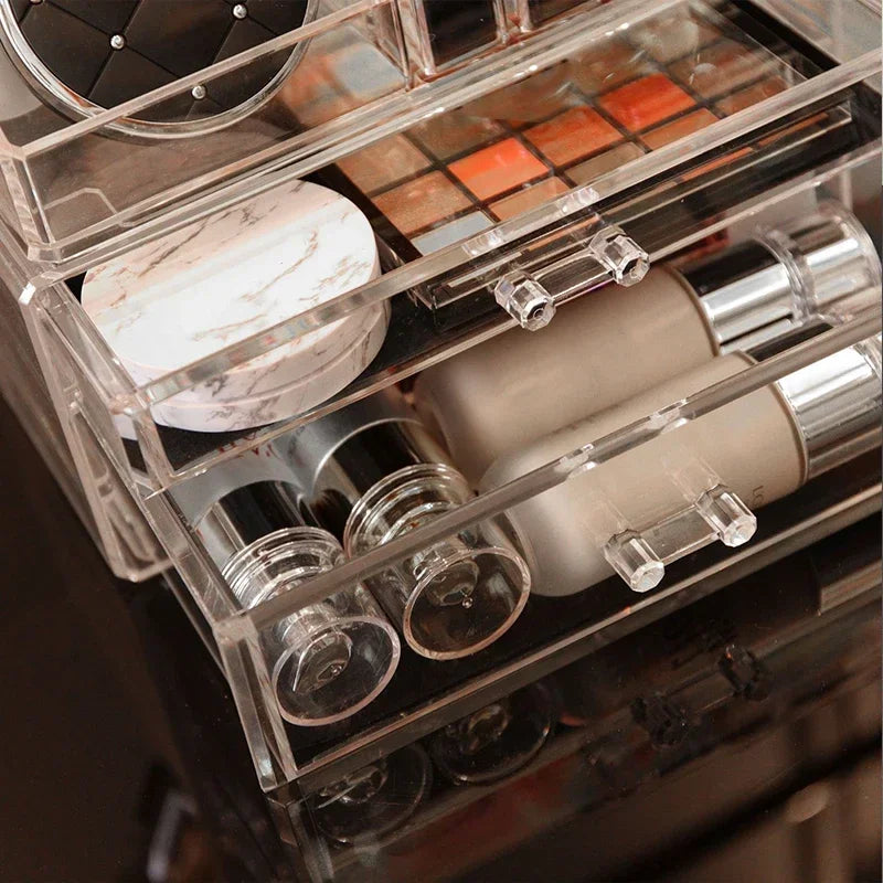 Clear Makeup Organizer Drawers