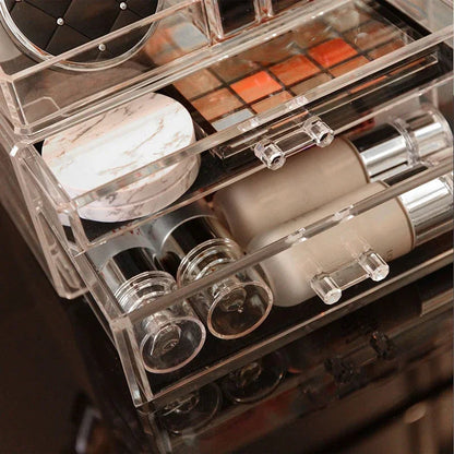Clear Makeup Organizer Drawers